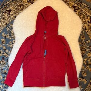 Primary Red Zip-Up Hoodie size 4-5